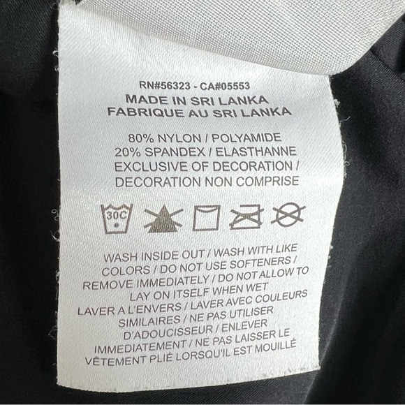 NIKE DRI-FIT Black Pull on Flex Bliss Lux Slim Fit Training Pants Women's Large - Picture 8 of 9